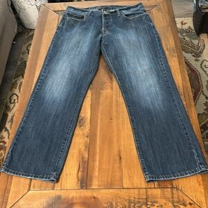 Lucky Brand straight, short inseam 28.5”, waist 33”
